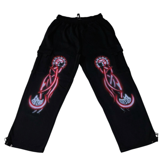 SOLD3R3D CARGO SWEATPANTS